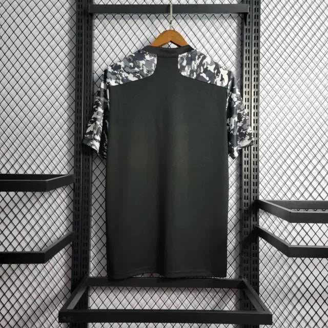 Lyon Away Shirt 22/23 - Men's Fan Black and White