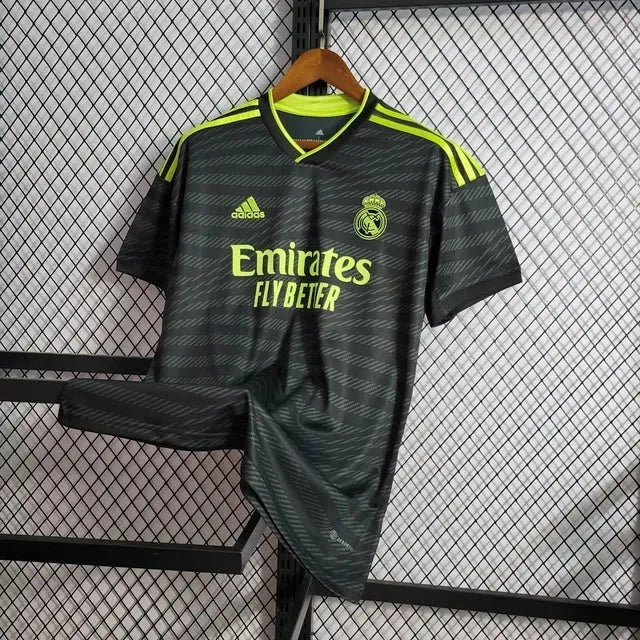 Real Madrid III Away Shirt 22/23 - Men's Fan Black and Green