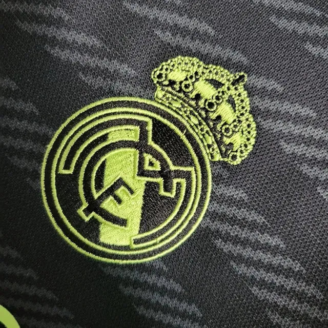 Real Madrid III Away Shirt 22/23 - Men's Fan Black and Green
