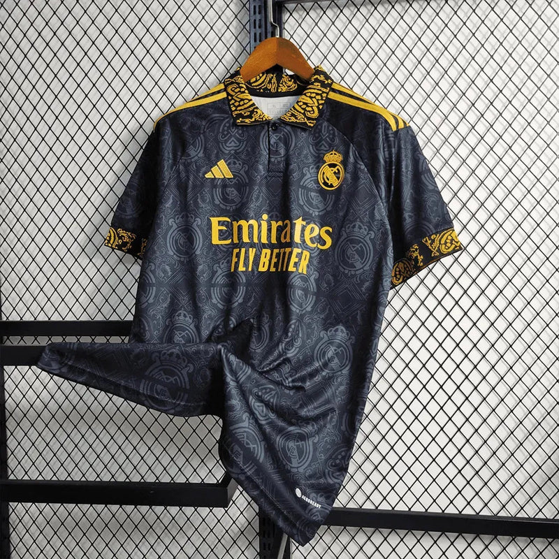 Real Madrid Concept 23/24 Shirt - Men's Fan Black