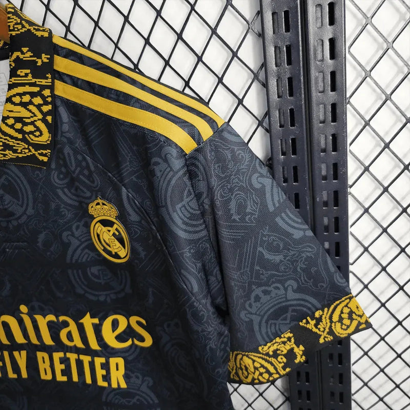 Real Madrid Concept 23/24 Shirt - Men's Fan Black
