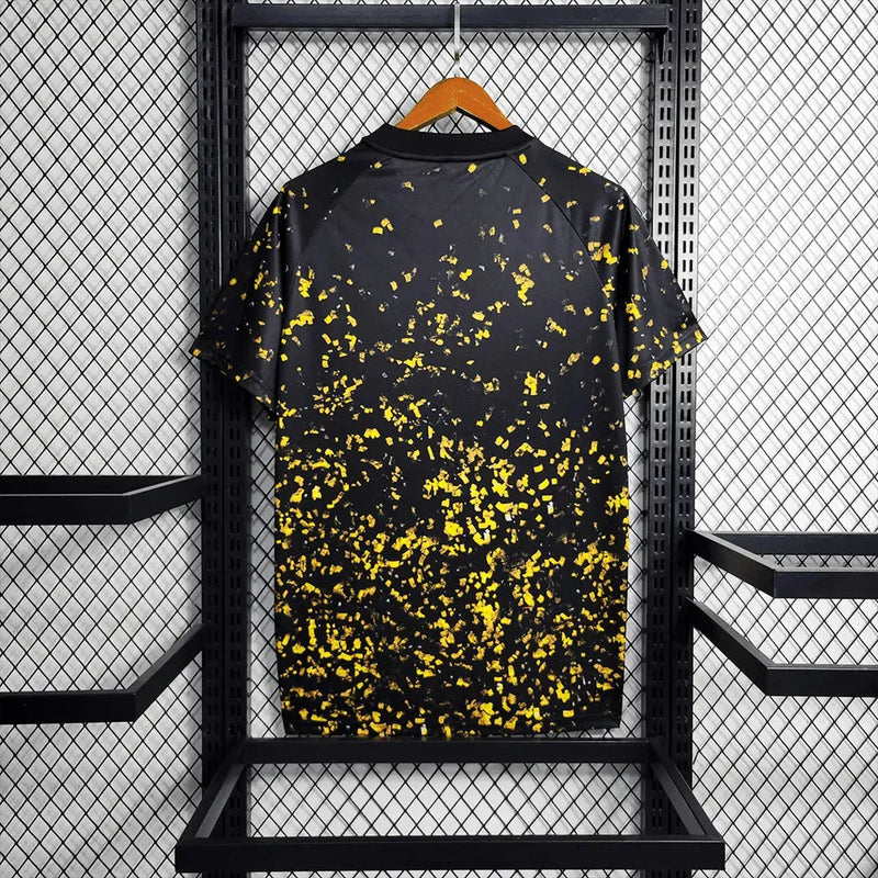 Real Madrid 20/21 Special Edition Men's Fan Shirt - Black and Yellow