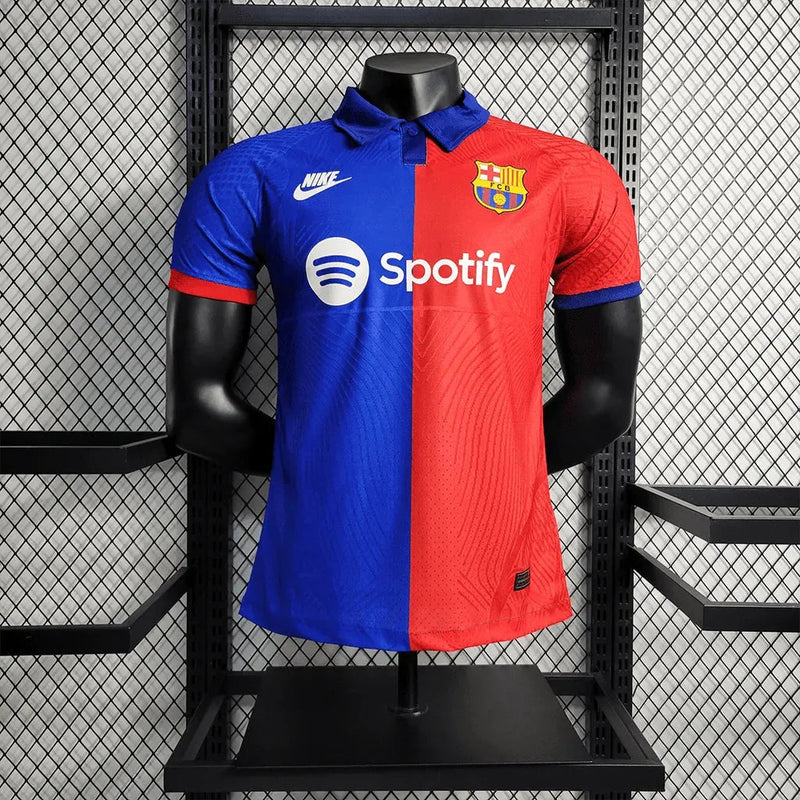 Barcelona Classic 23/24 Shirt - Men's Player Blue and Red