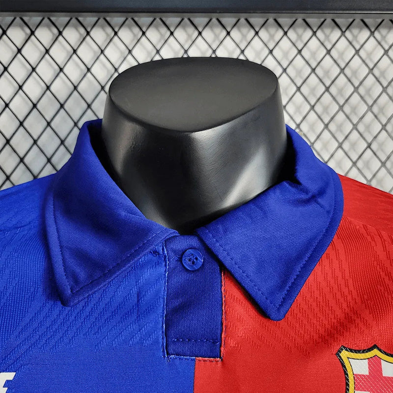 Barcelona Classic 23/24 Shirt - Men's Player Blue and Red