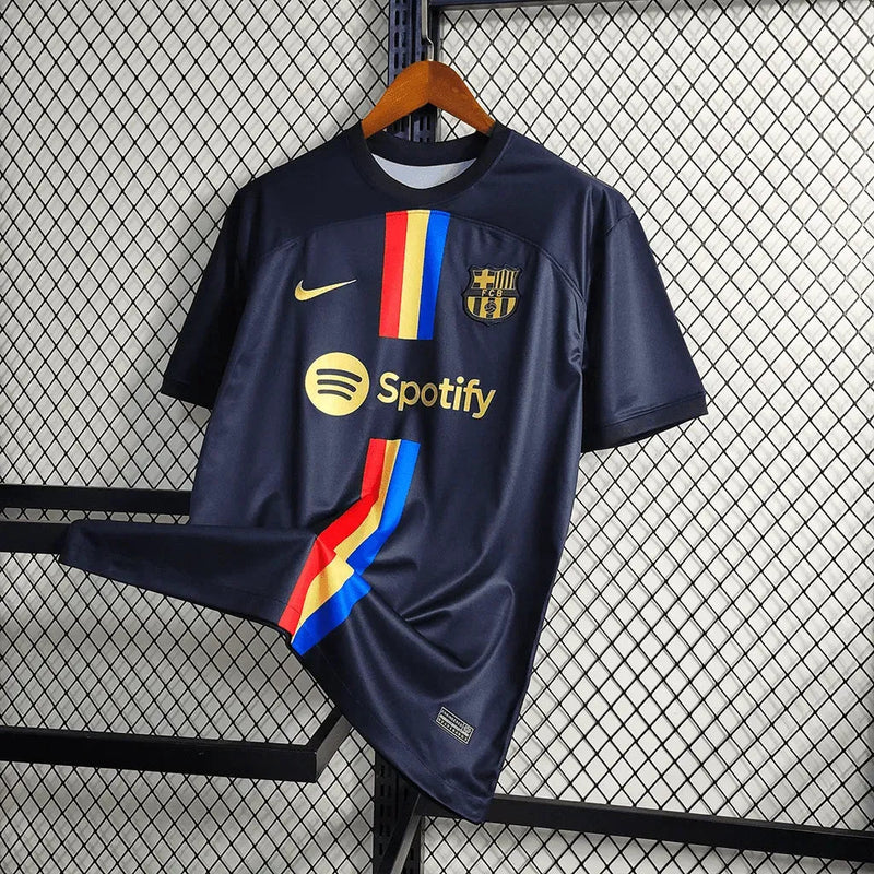 Barcelona Classic 23/24 Shirt - Men's Fan Black