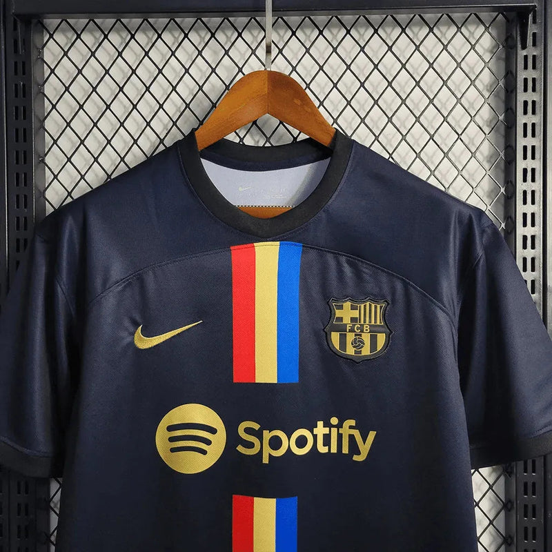 Barcelona Classic 23/24 Shirt - Men's Fan Black