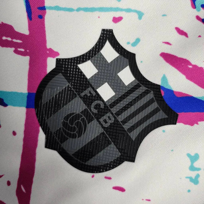 Barcelona Training Jersey 23/24 - Men's Fan Shirt White and Pink