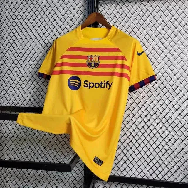 Barcelona IV Away Shirt 23/24 - Men's Fan Yellow