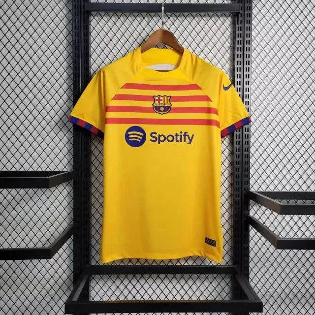 Barcelona IV Away Shirt 23/24 - Men's Fan Yellow