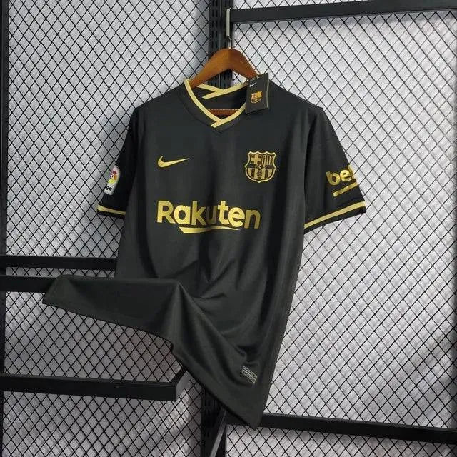 Barcelona Away Retro Shirt 20/21 - Men's Fan Black