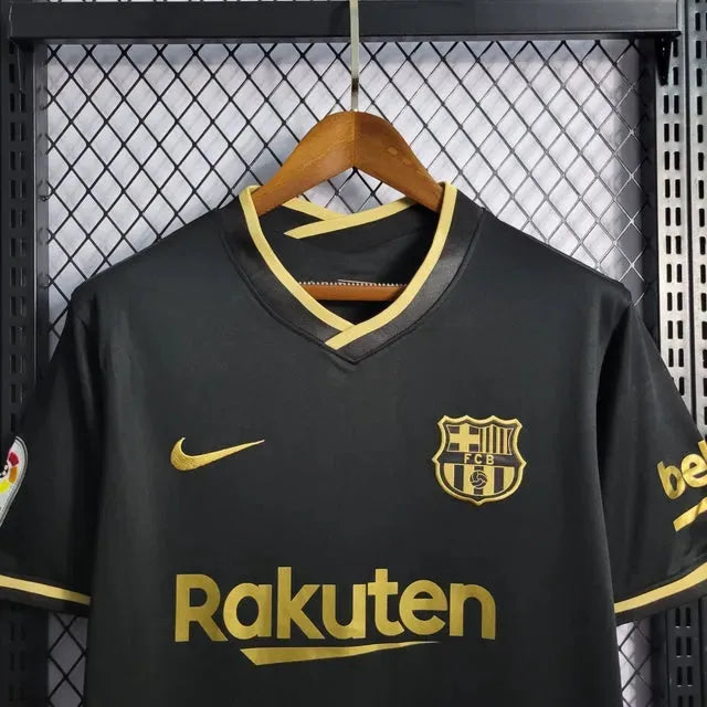 Barcelona Away Retro Shirt 20/21 - Men's Fan Black