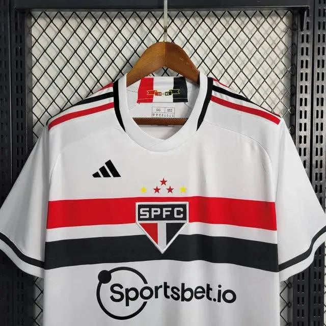São Paulo Home Shirt 23/24 - Men's White Fan Shirt