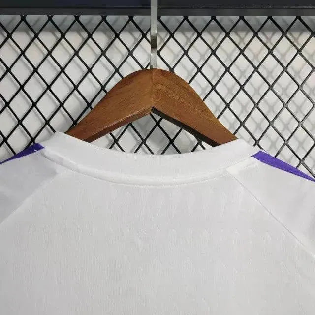 Flamengo Goalkeeper Shirt 23/24 - Men's White and Purple Fan Shirt