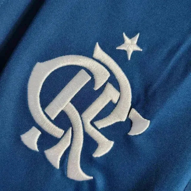 Flamengo Polo Training Shirt 21/22 - Men's Fan Blue