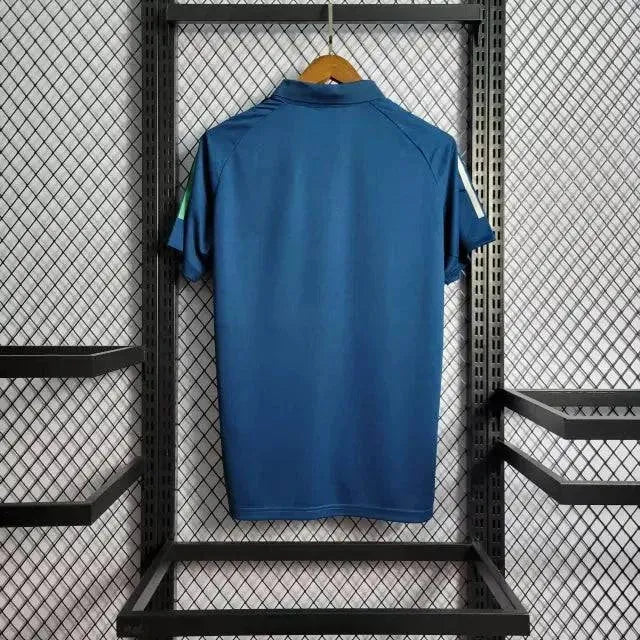 Flamengo Polo Training Shirt 21/22 - Men's Fan Blue