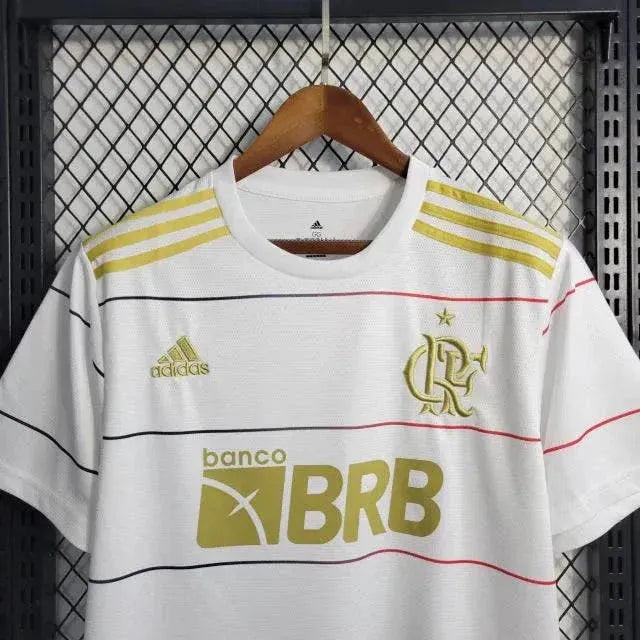 Flamengo Commemorative Shirt 22/23 - Men's White and Gold Fan Shirt