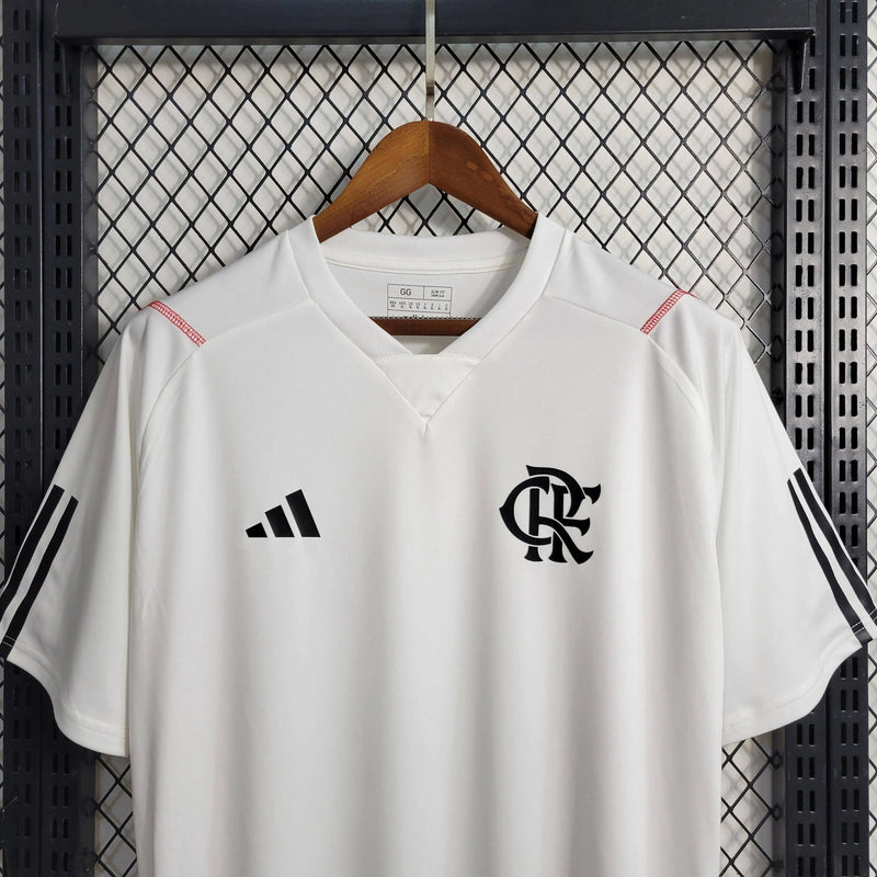 Flamengo Training Shirt 23/24 - Men's White Fan Shirt