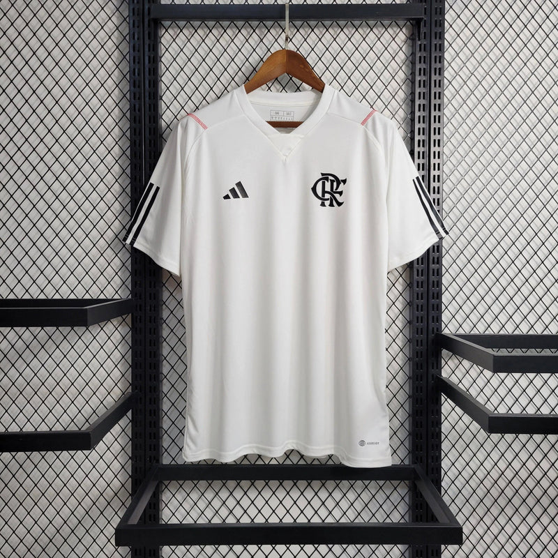 Flamengo Training Shirt 23/24 - Men's White Fan Shirt