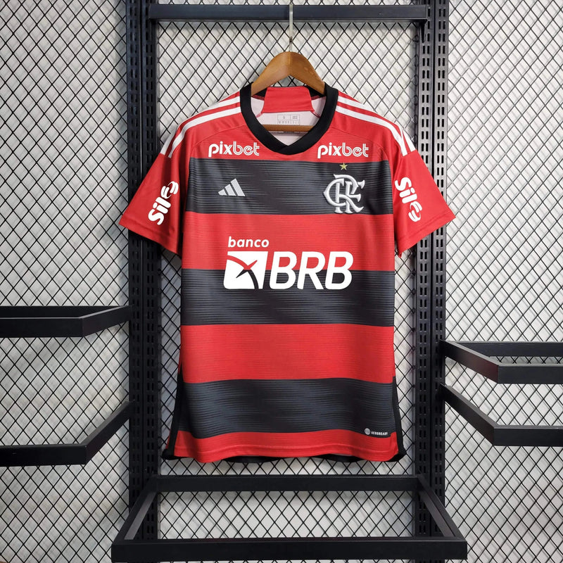 Flamengo Home Shirt 23/24 - Men's Fan