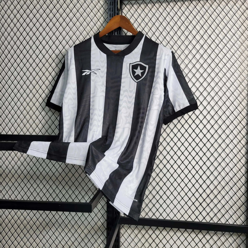 Bota Fogo Home Shirt 23/24 - Men's Fan Black and White