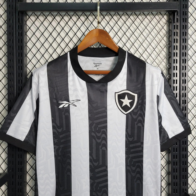 Bota Fogo Home Shirt 23/24 - Men's Fan Black and White