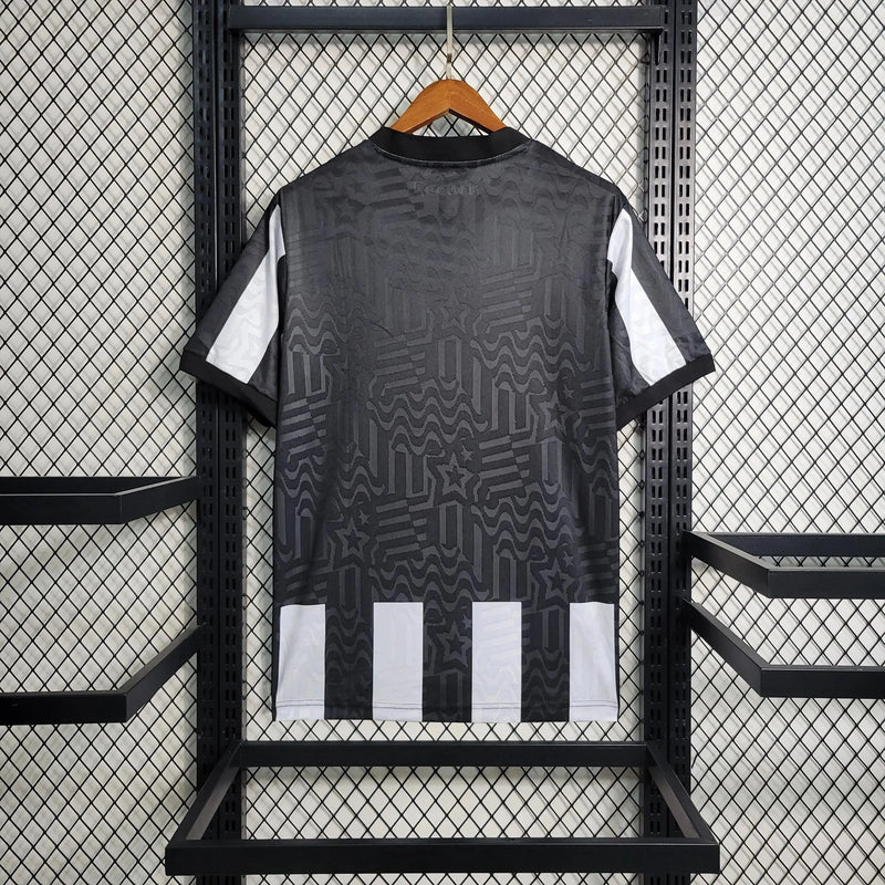Bota Fogo Home Shirt 23/24 - Men's Fan Black and White
