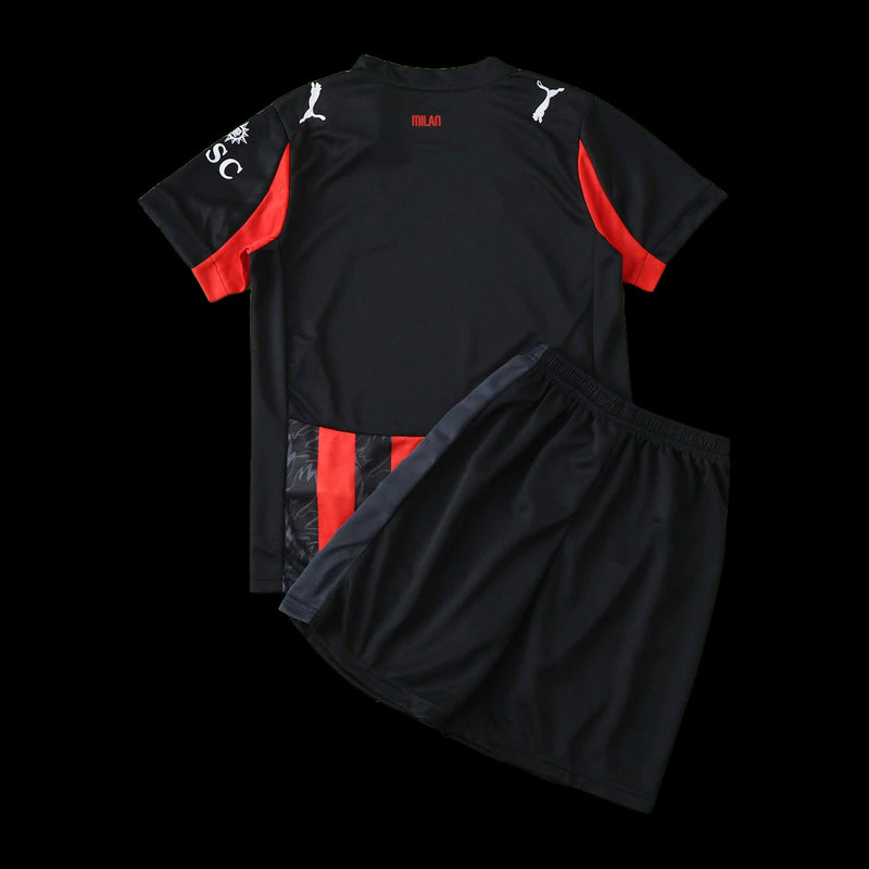 AC Milan Home Shirt 25/26 - Kids Fan Shirt Red