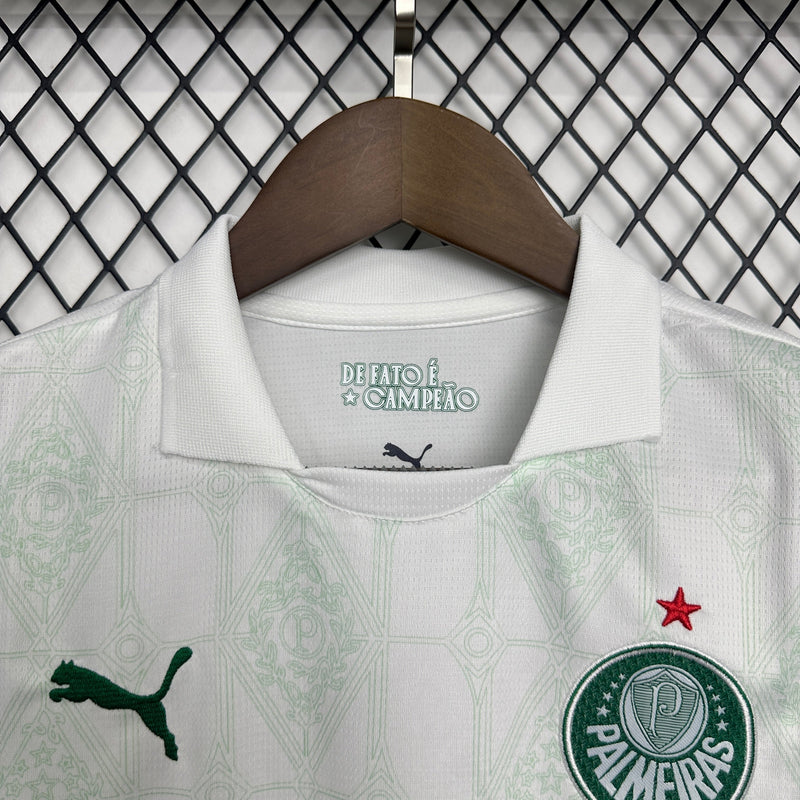 Palmeiras Away Shirt 25/26 - White Children's Fan Shirt