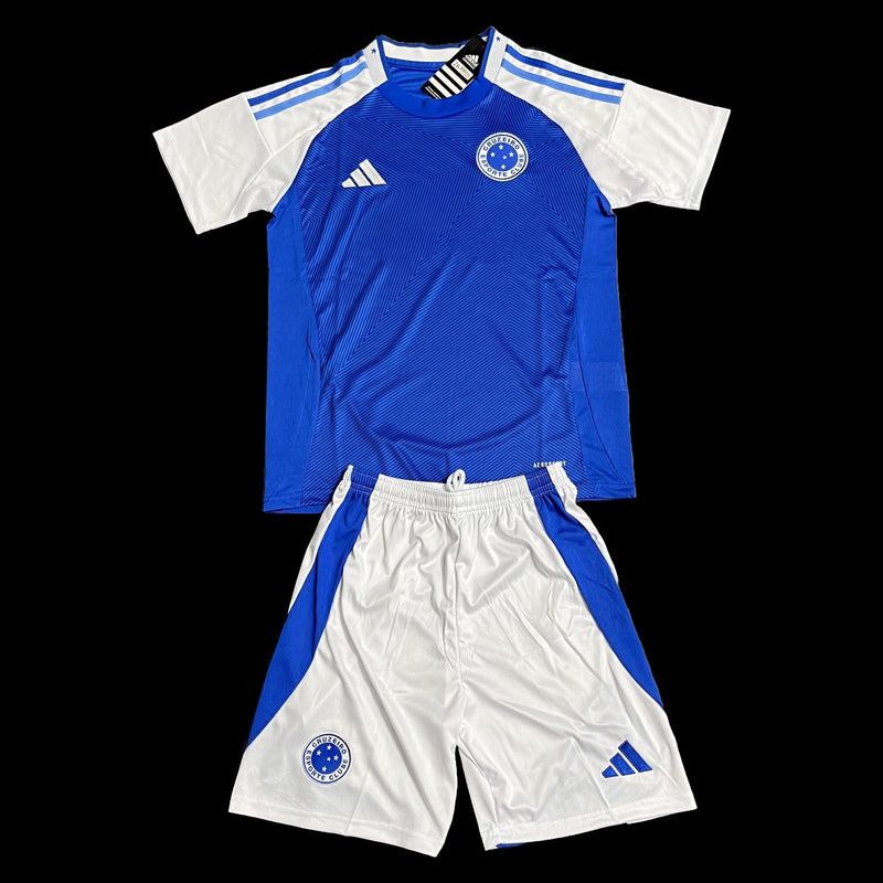 Cruzeiro Home Shirt 25/26 - Kids Fan Shirt Blue