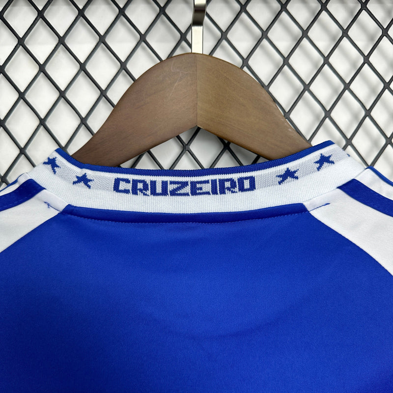 Cruzeiro Home Shirt 25/26 - Kids Fan Shirt Blue