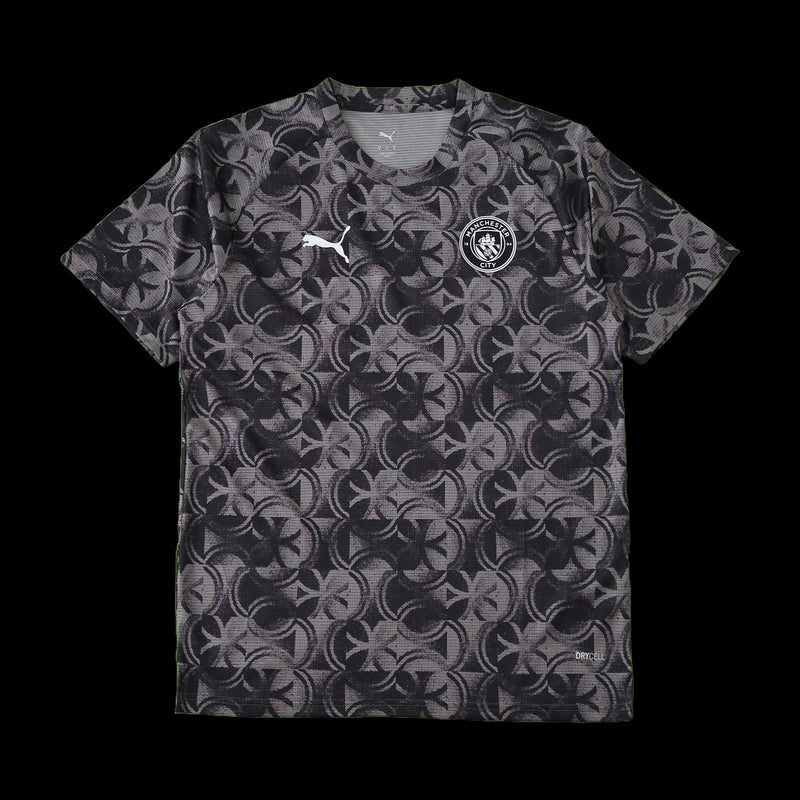 Manchester City Training Shirt 25/26 - Men's Fan Black and Grey