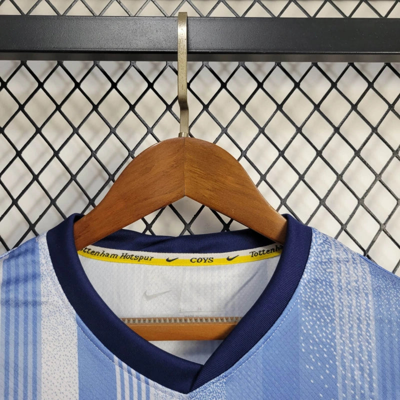 Tottenham X Travis Scott Away 24/25 Shirt - Kids Fan Blue