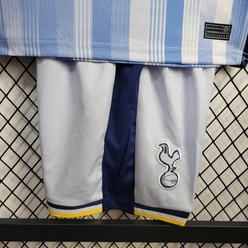 Tottenham X Travis Scott Away 24/25 Shirt - Kids Fan Blue