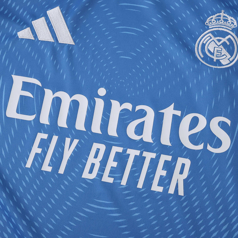Real Madrid Goalkeeper Shirt 25/26 - Men's Fan Blue