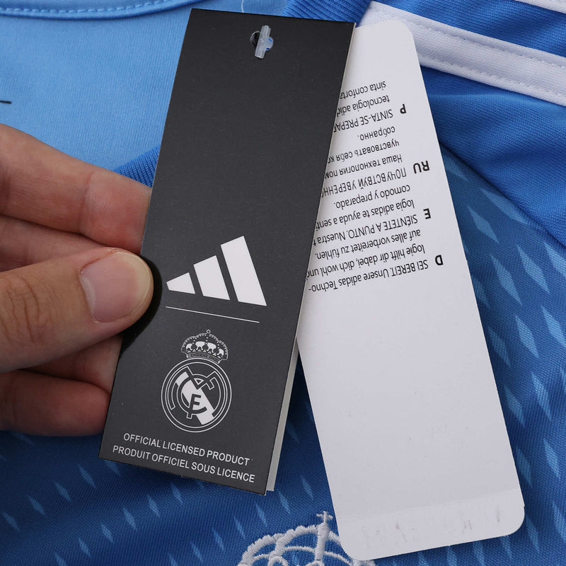 Real Madrid Goalkeeper Shirt 25/26 - Men's Fan Blue