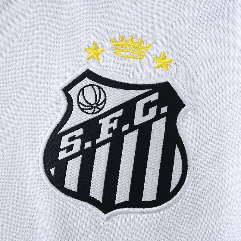 Santista Home Shirt 25/26 - Women's White Fan Shirt