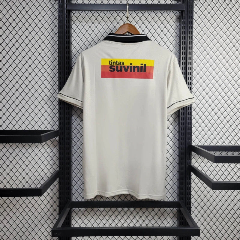 Timão Home Retro Shirt 1996 - Men's White Fan Shirt