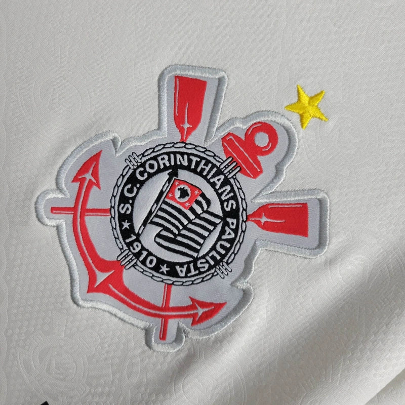 Timão Home Retro Shirt 1996 - Men's White Fan Shirt