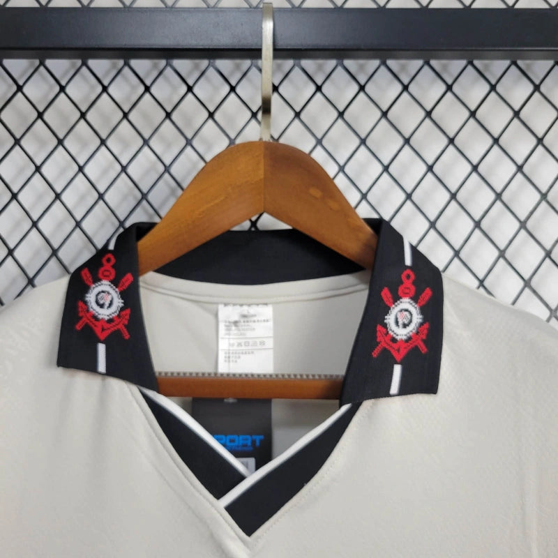 Timão Home Retro Shirt 1996 - Men's White Fan Shirt