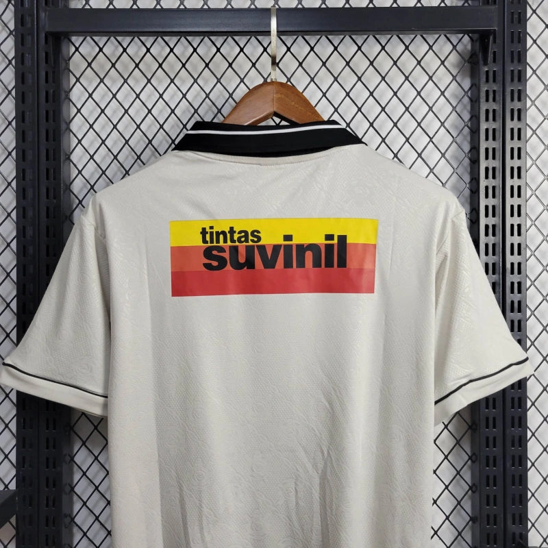 Timão Home Retro Shirt 1996 - Men's White Fan Shirt