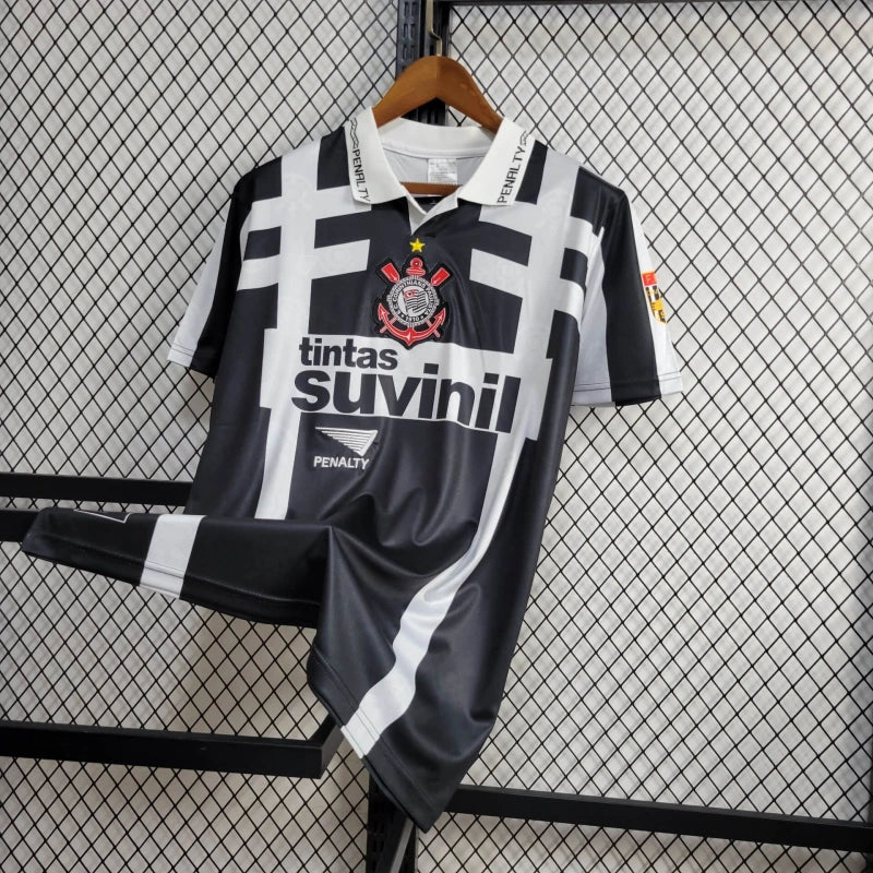 Timão Away Retro 1996 Shirt - Men's Fan Black