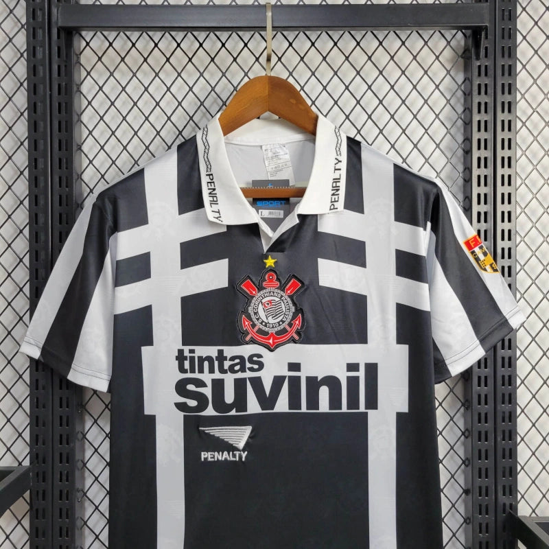 Timão Away Retro 1996 Shirt - Men's Fan Black