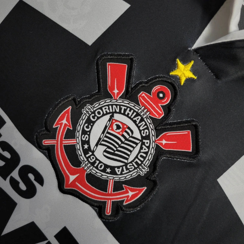 Timão Away Retro 1996 Shirt - Men's Fan Black