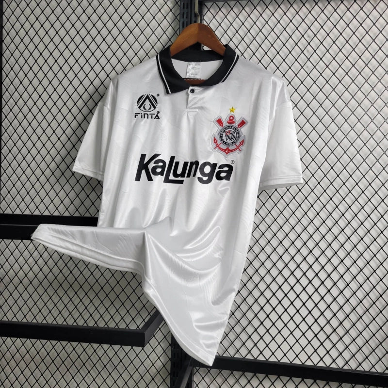 Timão Home Retro 1994 Shirt - Men's White Fan Shirt