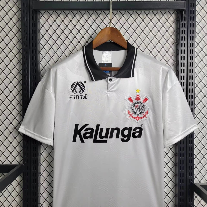 Timão Home Retro 1994 Shirt - Men's White Fan Shirt