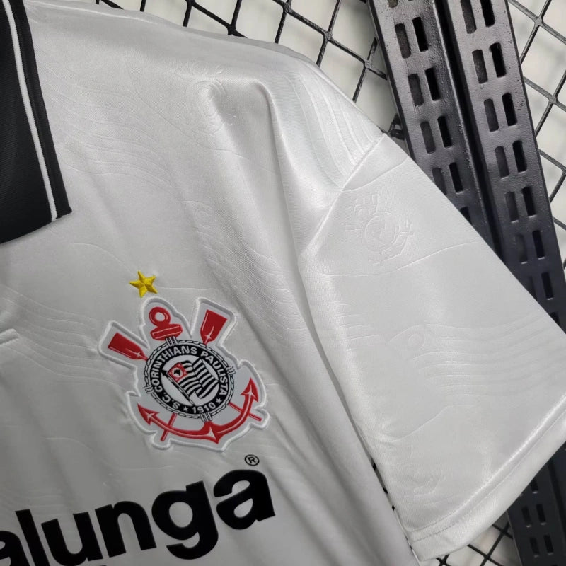 Timão Home Retro 1994 Shirt - Men's White Fan Shirt