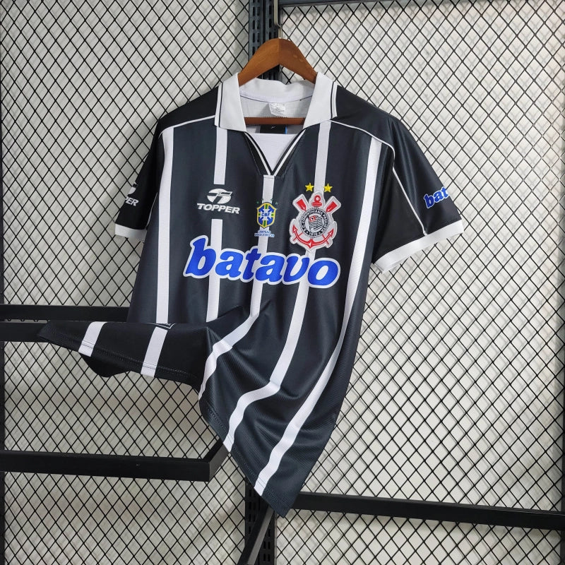 Timão Away Retro 1999 Shirt - Men's Fan Black