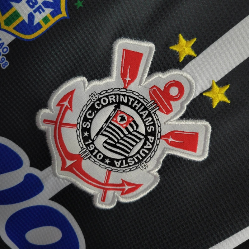 Timão Away Retro 1999 Shirt - Men's Fan Black
