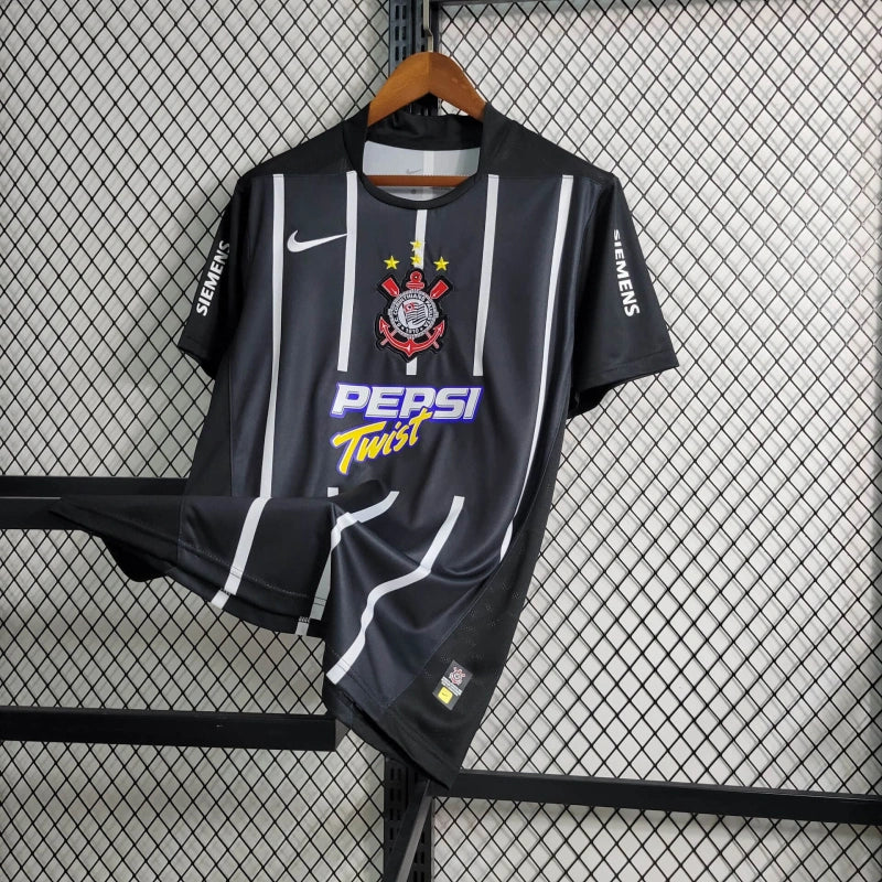 Timão Away Retro 2004 Shirt - Men's Fan Black