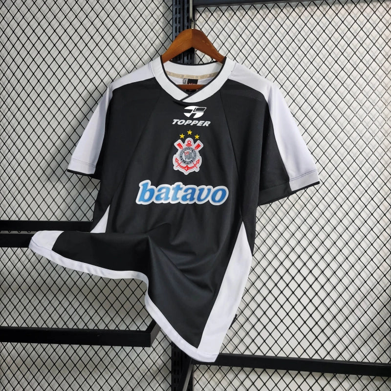 Timão Away Retro 2000 Shirt - Men's Fan Black